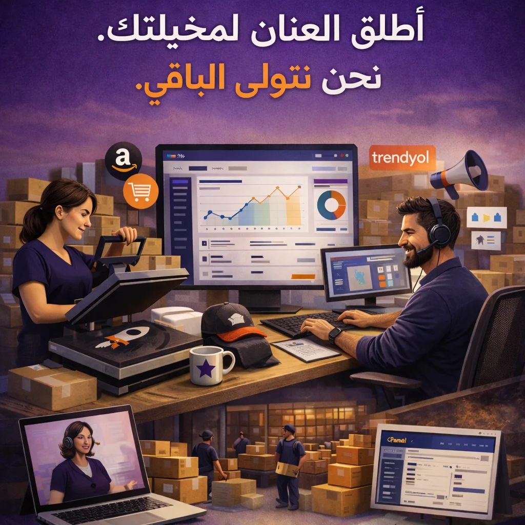 خدمات ETS للطباعة حسب الطلب والمتجر